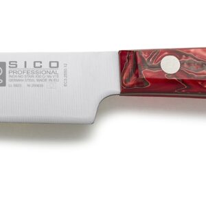 FACA p/BIFE elevating cut VERMELHO (cx6) 13 cm INOX SIC