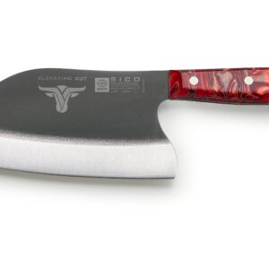 FACA SERVIA elevating cut VERMELHO (1) 20 cm INOX SIC