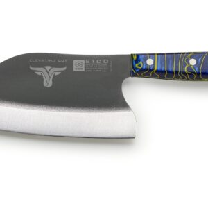 FACA SERVIA elevating cut AZUL (1) 20 cm INOX SIC