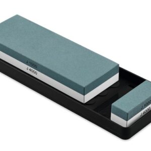 PEDRA DE AFIAR c/base GRÃO 4000/1000 2 pcs(1)22*8 cm ESM WTF