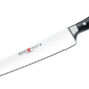 FACA c/SERRA ONDULADA classic ikon FATIAR PRETO (1)26 cm WTF